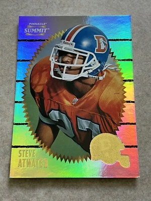 1996 Pinnacle Summit #38 Steve Atwater NFL Denver Broncos - Image 1 of 2