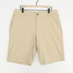 Lululemon Commission Shorts Relaxed Warpstreme Beige Lightweight Size 34 - Picture 1 of 9