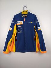 Renault F1 Team ING Motor Racing Fleece Jacket XL Retro Vintage Zip Up