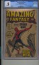 AMAZING FANTASY #15 CGC .5 ORIGIN 1ST APP SPIDER-MAN UNCLE BEN AUNT MAY COMPLETE