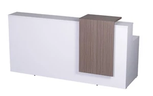 Urban White Reception Desk - Picture 1 of 4