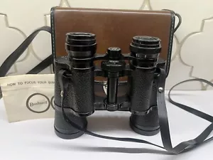 vtg Bushnell 7x35 Field 6 Degrees SportView Binoculars W/ Case, Book, And Strap - Picture 1 of 11