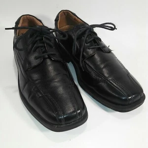 Dexter einfarbig schwarz Freizeit Oxford Fahrrad Zehe Schnürschuhe Herren Elegant Schuhe Größe 9,5 - Bild 1 von 11