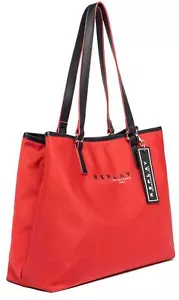 Replay Carry All Day Shoulder Womens Bags In Red - Picture 1 of 2
