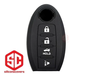 1x New KeyFob Remote Fobik Silicone Cover Fit / For Select Nissan Vehicles - Picture 1 of 2