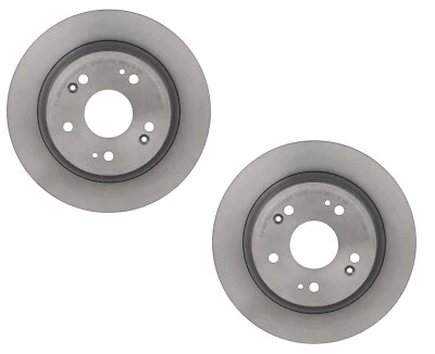 Conjunto de 2 discos de rotor de freio traseiro esquerdo+direito brembo para Acura ILX TSX Honda Accord HRV - Imagem 1 de 4