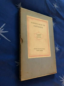 Elizabeth Barrett Browning SONNETS FROM THE PORTUGUESE c1940 Peter Pauper Press - Imagen 1 de 6