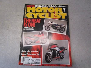 MOTOR CYCLIST MAGAZINE JANUARY 1984 HARLEY FXRT GOLD WING RD350 YOSHIMURA GS750 - Picture 1 of 12