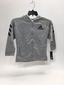 Adidas Boys' Zip Front Indicator Hooded Jacket, Size 7 - Picture 1 of 1