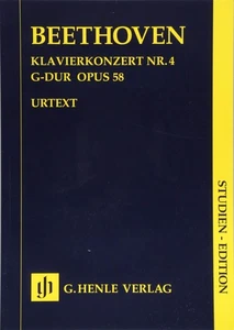 Beethoven: Piano Concerto No. 4 in G major Op.58/Henle/Score - Picture 1 of 1
