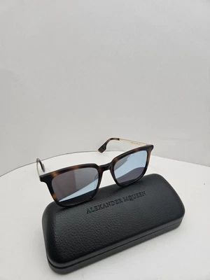 Gafas de sol Alexander McQueen Havana y doradas 51 mm Foto 1 de 4