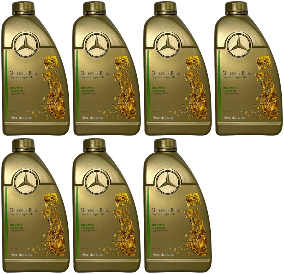 Olio motore 7l originale Mercedes-Benz 0W-20 MB 229.71 olio motore, olio motore originale