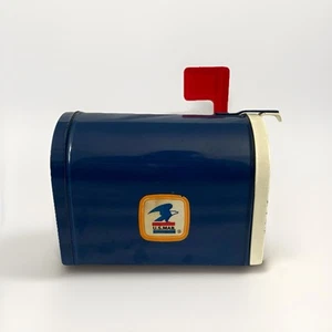 U.S. Mail USPS Coin Bank Post Office Mail Box Metal Piggy Bank - Picture 1 of 6