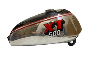Yamaha XT TT 500 Black Aluminium Fuel Petrol Tank 1980 + Tap / Fit... - Picture 1 of 6