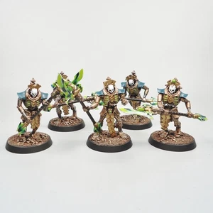 Necron Lychguard x5 Painted And Based - Necrons Warhammer 40k Army - Picture 1 of 5