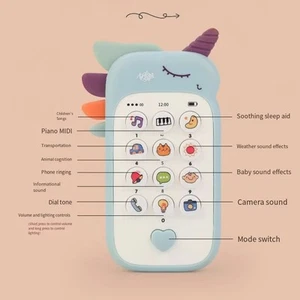 Jouet téléphone musical inspirant développement précoce bébé avec dentitio - Photo 1 sur 19