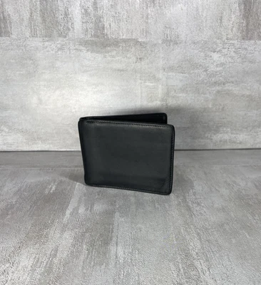 Cartera Tumi para Hombres Cuero Negro Doble Plegable Clip para Dinero Portatarjetas Clip Extraíble Foto 1 de 4