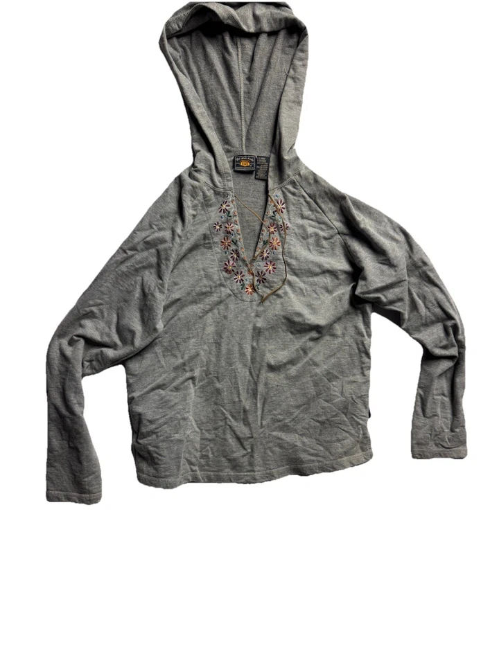 Sudadera con capucha vintage Y2K Route 66 talla grande diseños de flores Foto 1 de 4
