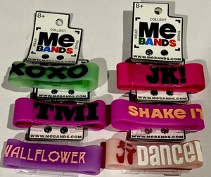 Lotto 6 bracciali gomma me bande usura collezione commercio nuovi! Ottieni tutti e 6 in foto - Foto 1 di 4