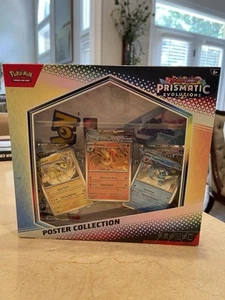 Pokemon Escarlata y Violeta Evoluciones Prismáticas Póster Colección Caja NUEVO SELLADO - Imagen 1 de 2