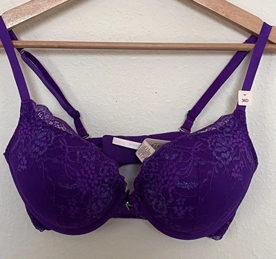 Sujetador Push Up La Senza Hello Sugar By La Senza Púrpura Acolchado 36D Nuevo con Etiquetas Foto 1 de 4