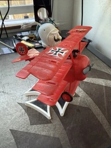VTG 1971 Mattel Monogram Red Baron Fokker Triplane Snap-Tite Model Assembled - Picture 1 of 8