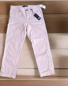 Kut from the Kloth NEU rosa Amy kurze Jeans gerades Bein Gr. 6 UVP. 89,00 $ Neu mit Etikett - Bild 1 von 11