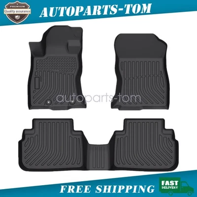 TPE Floor Mats Liner For 2019-2023 Subaru Forester All-Weather 3D Model 3PCS NEW - Imagem 1 de 4