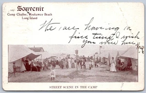 K32/ Rockaway Beach Long Island New York Postcard c1910 Camp Chaffee 1244 - Picture 1 of 4