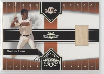 2005 Donruss Champions Impressions Materials Moises Alou #289 - Image 1 of 2