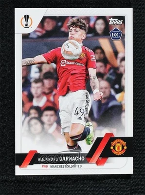 2022 Topps UCC SSP Image Variation Alejandro Garnacho Rookie RC - Image 1 of 3
