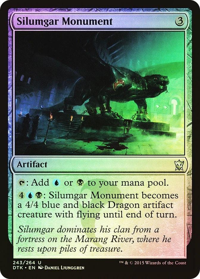 MTG FOIL Silumgar Monument  - Dragons of Tarkir #243 - Image 1 of 1