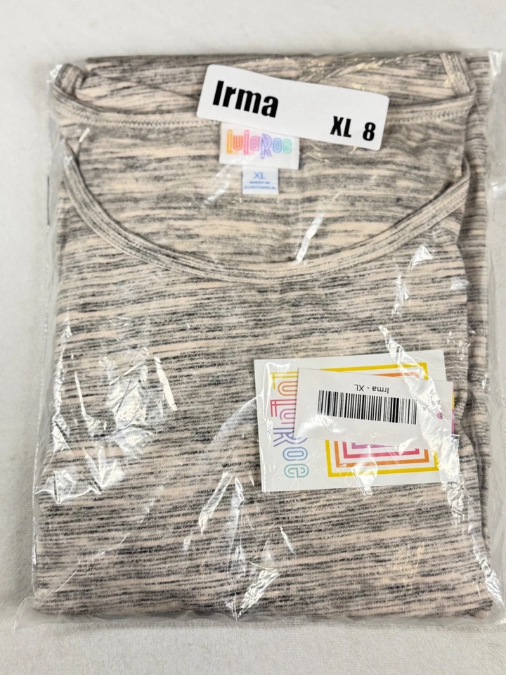 New Women's LuLaRoe Irma T Shirt High-Low Tunic Rayon Stretchy Size XL 8 - Image 1 of 1