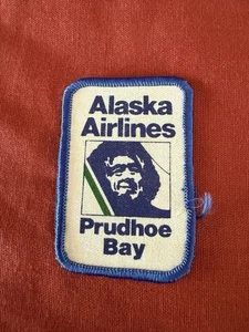 Vintage Alaska Airlines Prudhoe Bay Patch unbenutzt Mechaniker Uniform - Bild 1 von 3