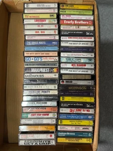 50 Cassette Lot Rock Pop Jazz – Aerosmith Kenny G Sheena Easton Bread - Picture 1 of 10