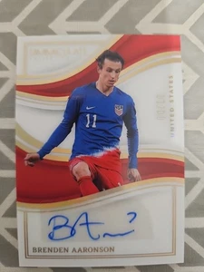 Brenden Aaronson 2023-24 Panini Immaculate Collection Autograph Auto /10 - Bild 1 von 3
