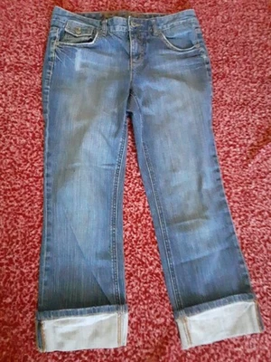 Jeans Tommy Hilfiger Capri cropped tamanho 6 - Imagem 1 de 4