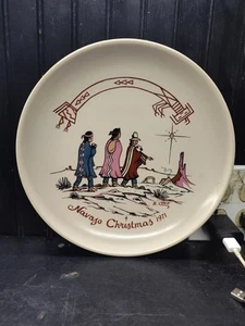 Vintage Kay Mallek Navajo Weihnachten Sammelteller Ist Ausgabe signiert 1971 - Bild 1 von 2