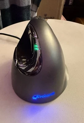 Evoluent VM4R Vertical Mouse 4 Right Handed Ergonomic Optical Mouse Wired USB - Image 1 of 4