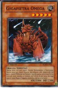 CARTA YU GI OH - GIGAPIETRA OMEGA - RGBT-IT032 - COMUNE - 1a edizione - Foto 1 di 1