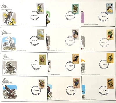 Lot 12 First Day Covers Barbados Bird Issue Scott 495-507 8/7/79 FDC 1st - Image 1 of 4