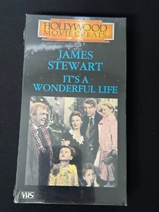 It's a Wonderful Life VHS Jimmy Stewart Donna Reed Frank Capra B&W 1946 Sealed - Picture 1 of 2