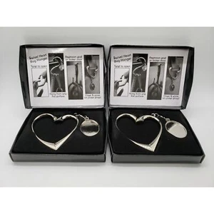 Heart Shaped Swivel Purse/Handbag Hangers Lot of 2 New - Picture 1 of 7