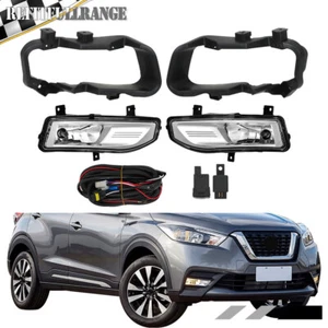 Faros antiniebla halógenos con kits de cubierta para Nissan 2017-2019 patadas lado derecho e izquierdo - Imagen 1 de 10