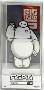 Prendedor coleccionable FiGPiN Disney Big Hero 6 Baymax #408 casi nuevo/como nuevo - Imagen 1 de 2
