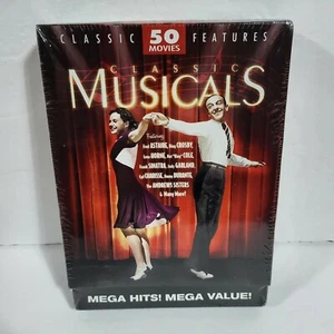 Classic Musicals DVD (12 Discs, Mill Creek) 50 Movies Astaire Sinatra NEW SEALED - Picture 1 of 3