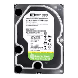 Hard Drive Western Digital 2TB Green WD20EURS SATA II 64MB 5900RPM 3.5 " Inch - Picture 1 of 3