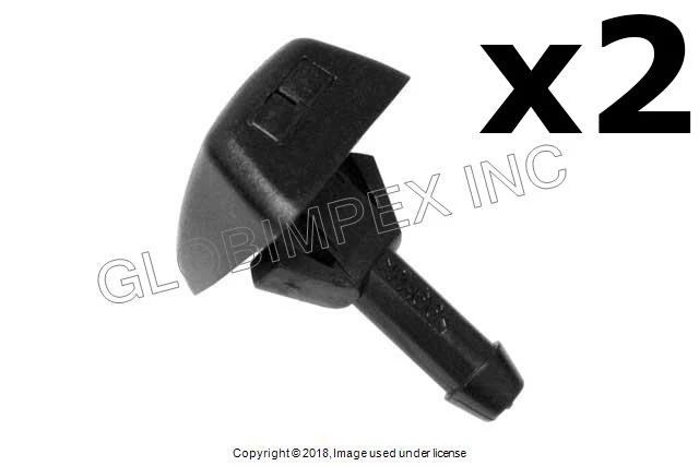 Volvo (1998-2011) Windshield Washer Nozzle Front Left and Right (2) PRO PARTS - Image 1 of 1