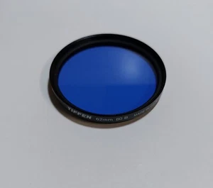Tiffen 62mm 80B Blue Filter with Case Made in the U.S.A. - Picture 1 of 7