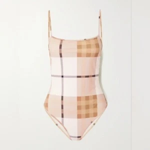 Burberry Delia Check One Piece Swimsuit - Picture 1 of 9